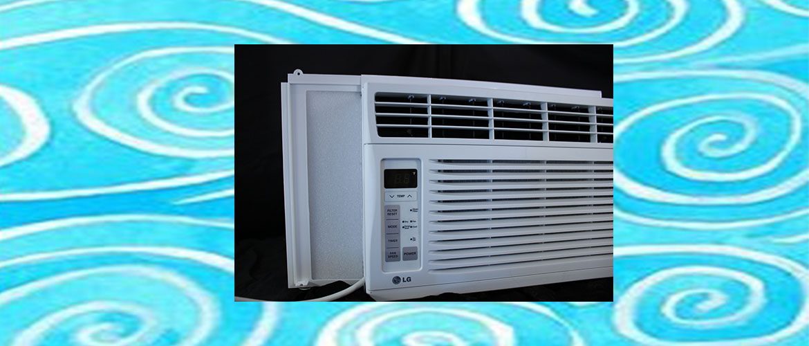 window air conditioner with side panels